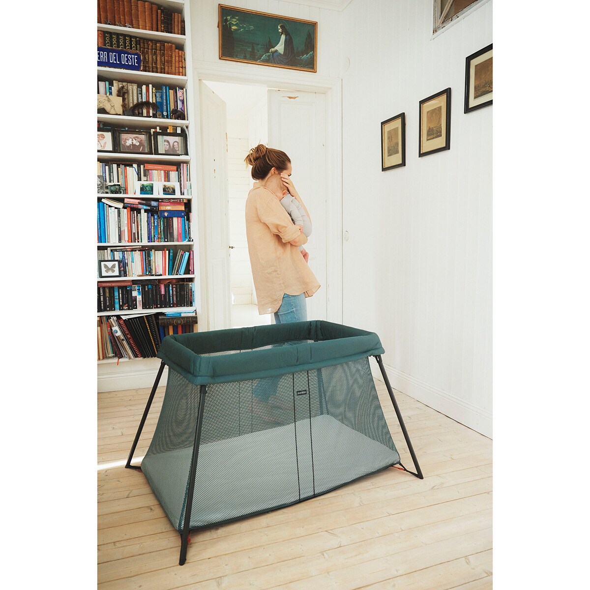 Berço de Viagem Light - Verde-Escuro Verde-escuro-14