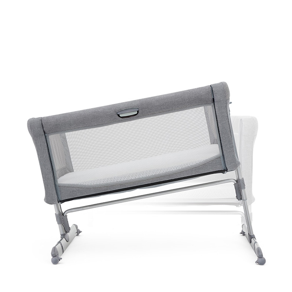 Mini cuna de viaje y colecho Roomie Gray Flannel gris claro Joie - Gris claro Gris claro-7