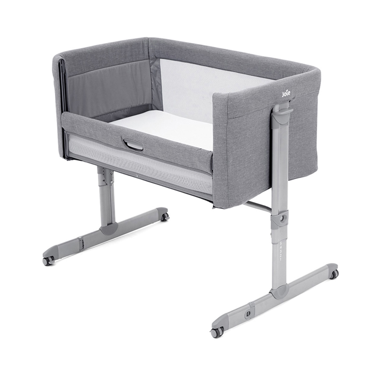 Mini cuna de viaje y colecho Roomie Gray Flannel gris claro Joie - Gris claro Gris claro-11