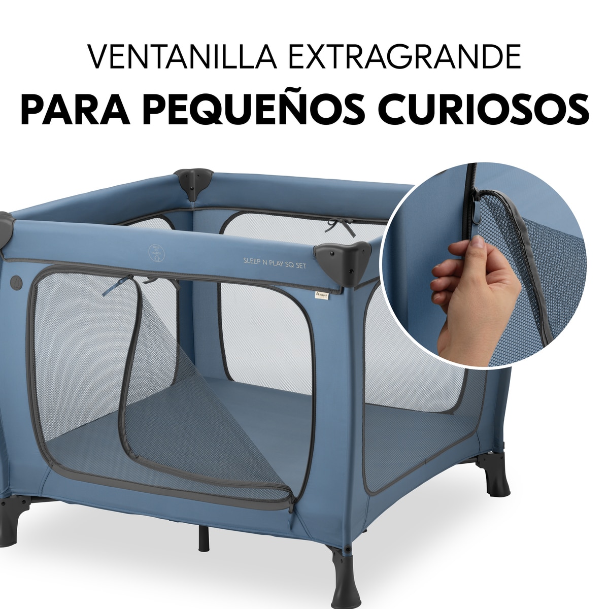 Berço - Parque de Viagem Sleep N Play SQ Set Azul-8