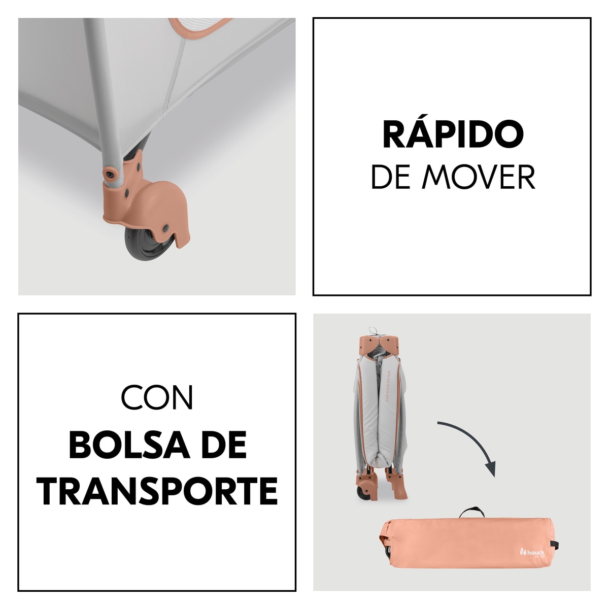 Berço de Viagem Sleep N Go Plus Laranja-5