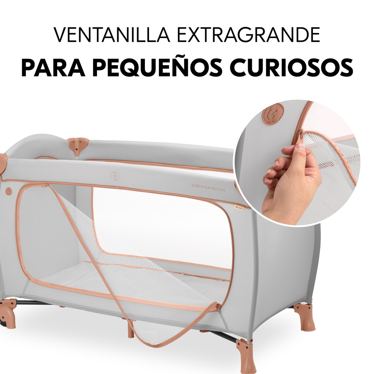 Berço de Viagem Sleep N Go Plus Laranja-7