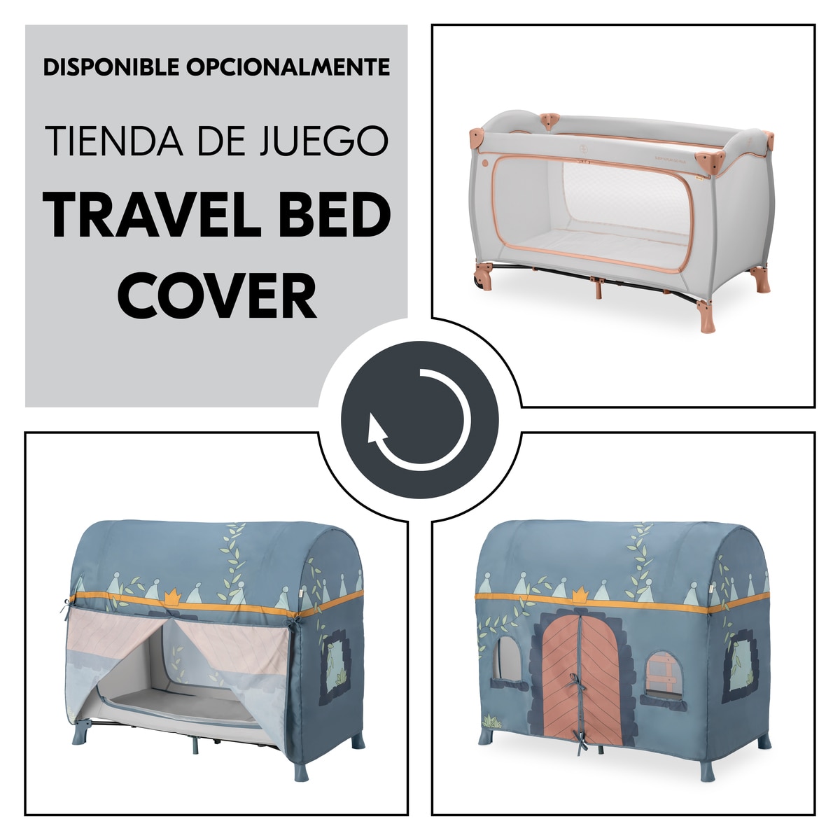 Berço de Viagem Sleep N Go Plus Laranja-8
