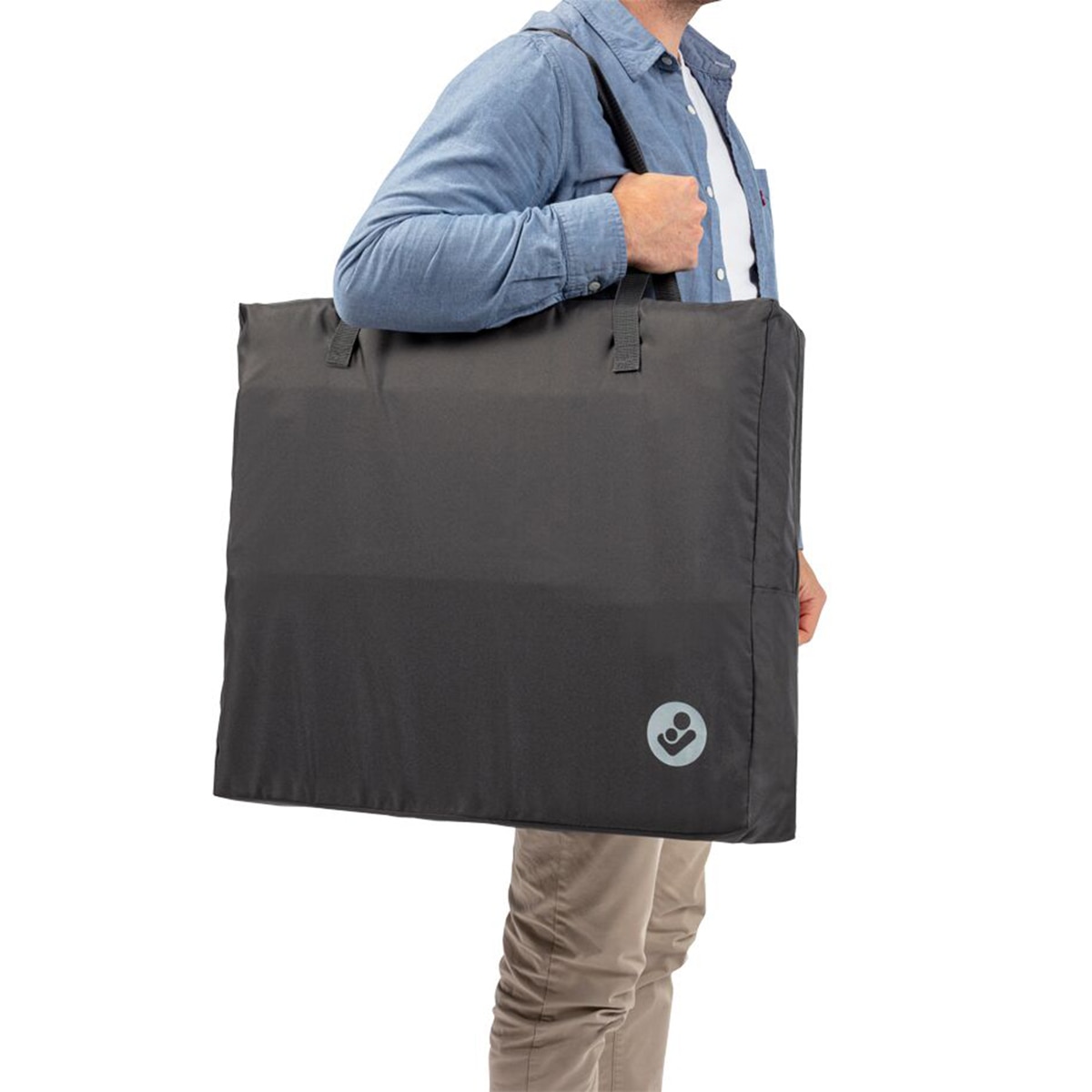 Berço de Viagem Ultracompacto Calao Light, 0-3 Anos, 0-9 Kg Modo Recém-Nascido, 0-15 Kg Modo Bebé Cinzento-escuro-10