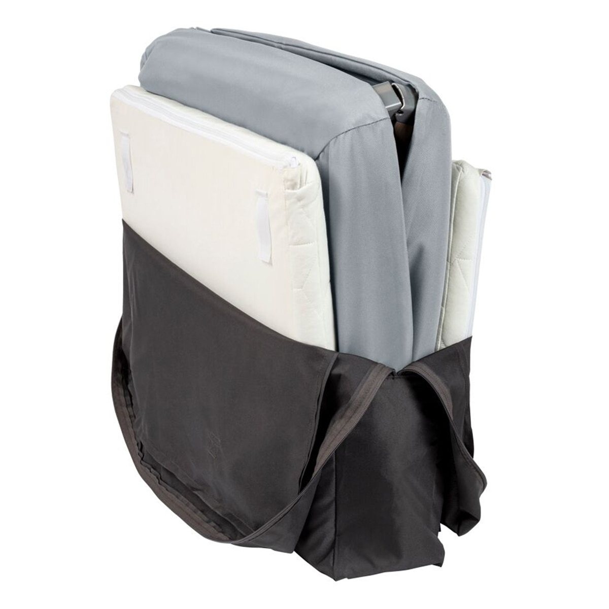Berço de Viagem Ultracompacto Calao Light, 0-3 Anos, 0-9 Kg Modo Recém-Nascido, 0-15 Kg Modo Bebé Cinzento-escuro-11