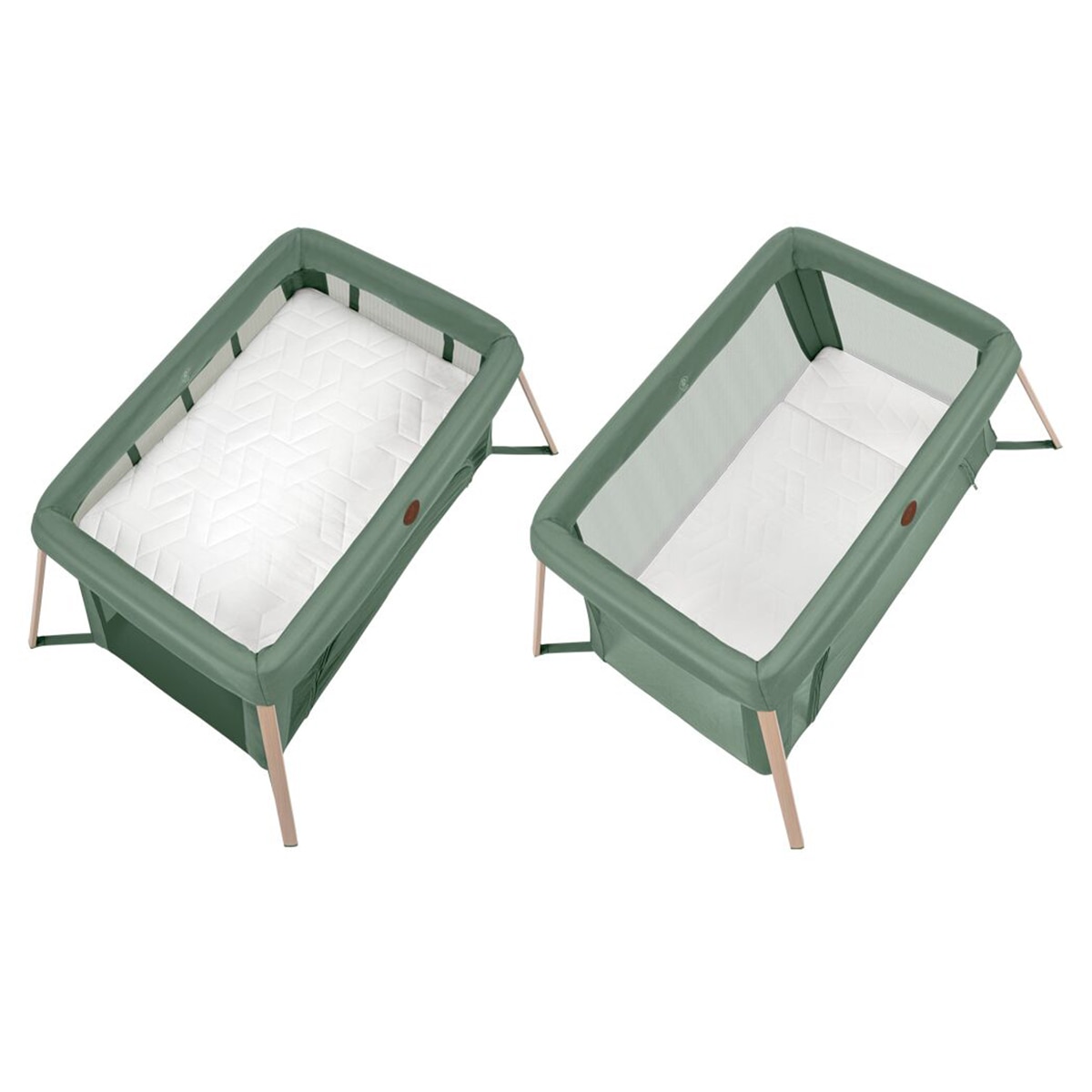 Cuna de viaje ultracompacta Maxi-Cosi Calao Light, 0-3años, 0-9Kg modo recién nacidos, 0-15Kg modo bebé - Verde Verde-12