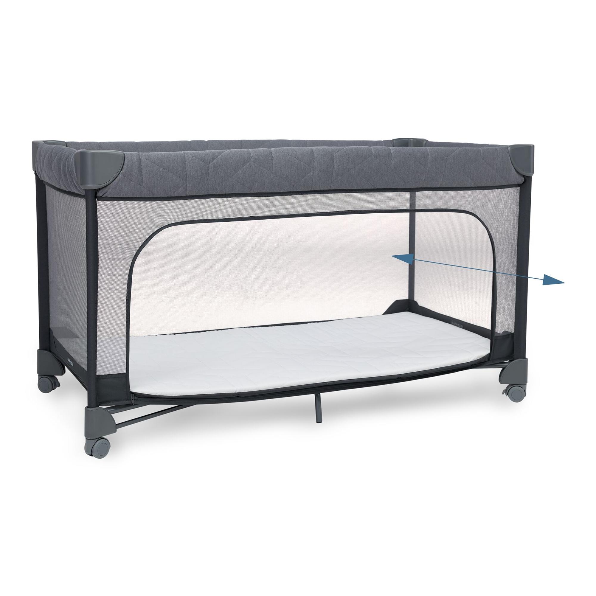 Cuna de viaje Maxi-Cosi Merlin, 0-16Kg, 0-4años - Gris oscuro Gris oscuro-11