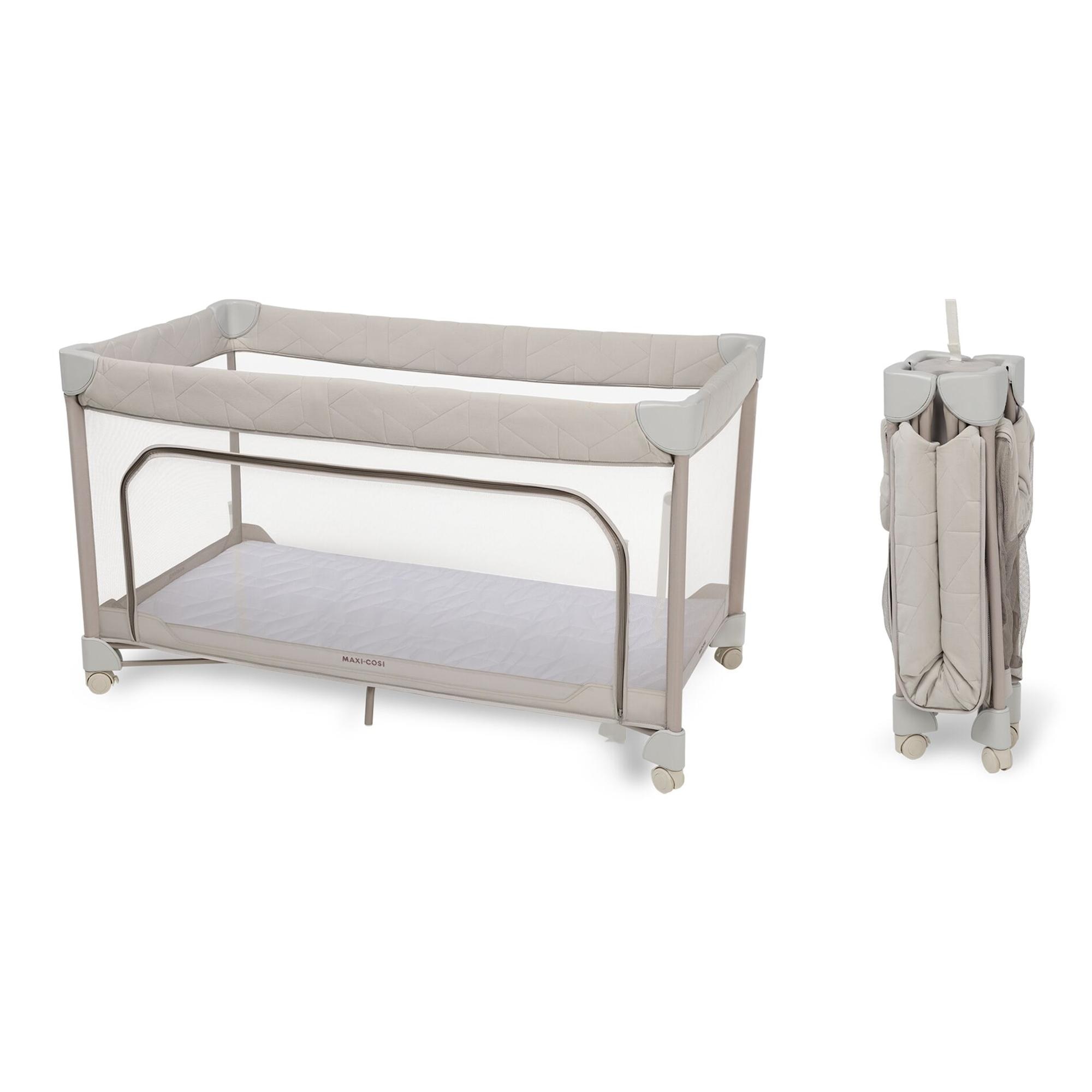 Berço de Viagem Merlin, 0-16 Kg, 0-4 Anos Bege-2