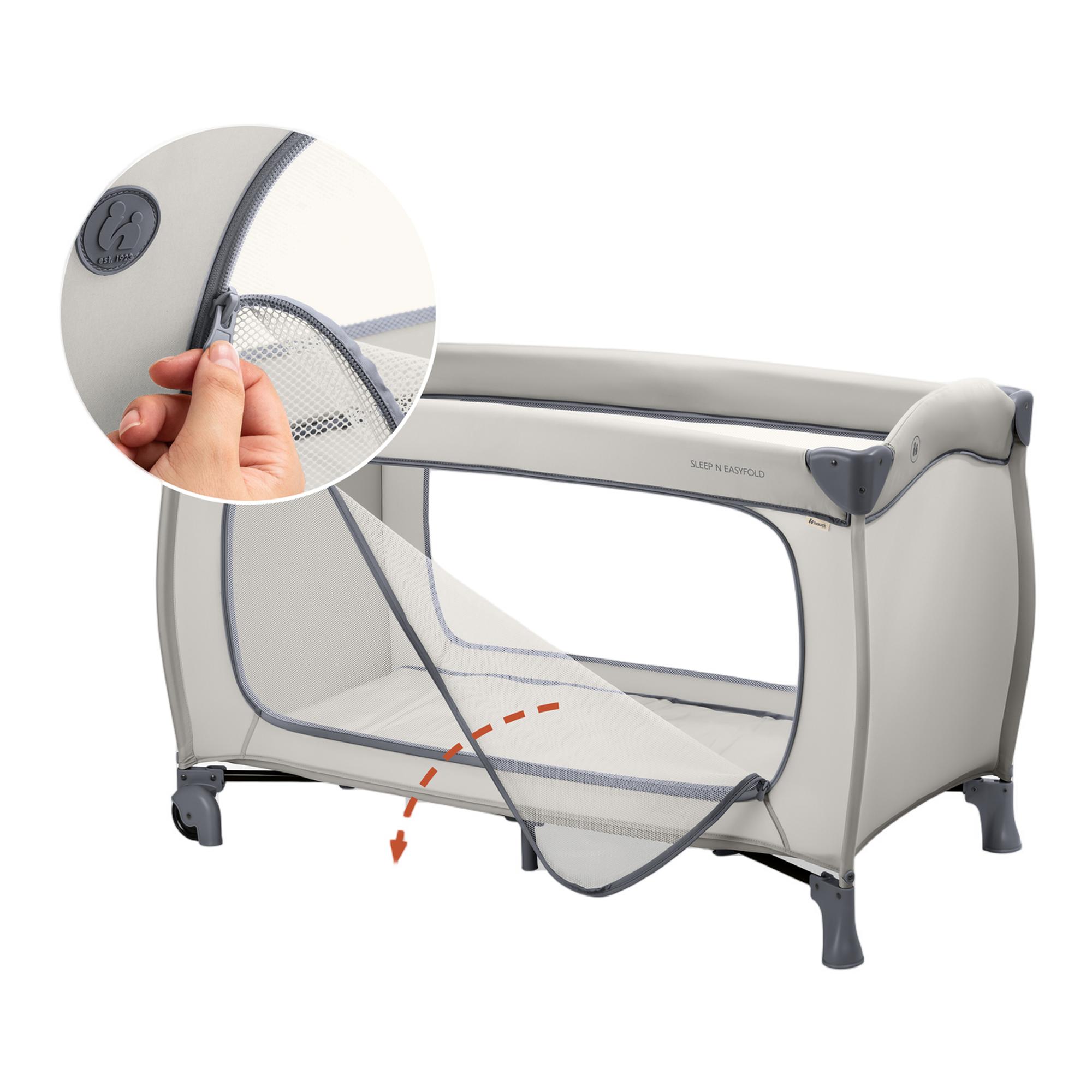 Berço de Viagem Sleep N Easyfold Cinzento-escuro-7