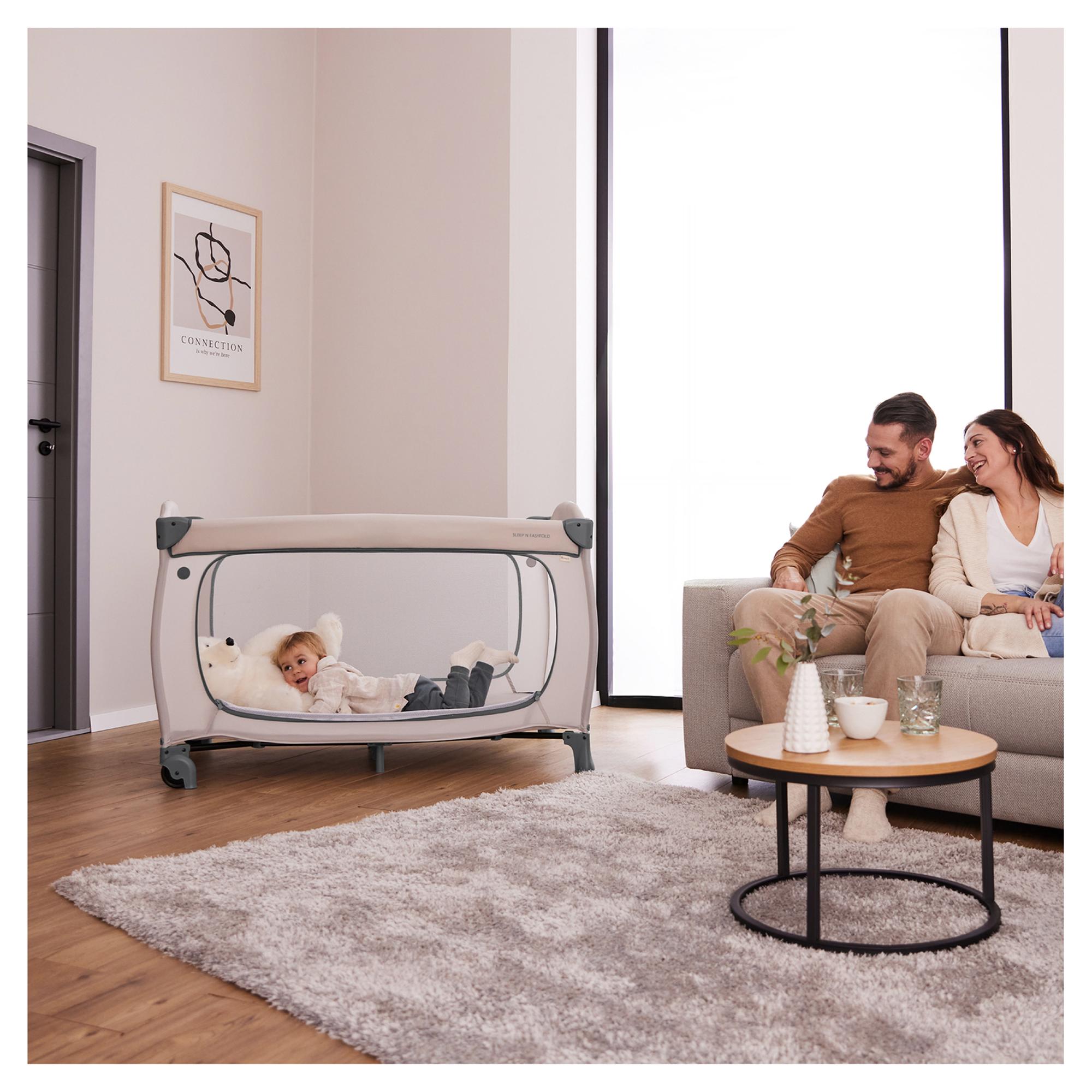 Berço de Viagem Sleep N Easyfold Cinzento-escuro-17
