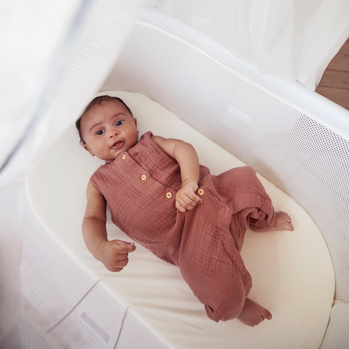 Dosel BabyBjörn para Minicuna Harmony - Blanco Blanco-4