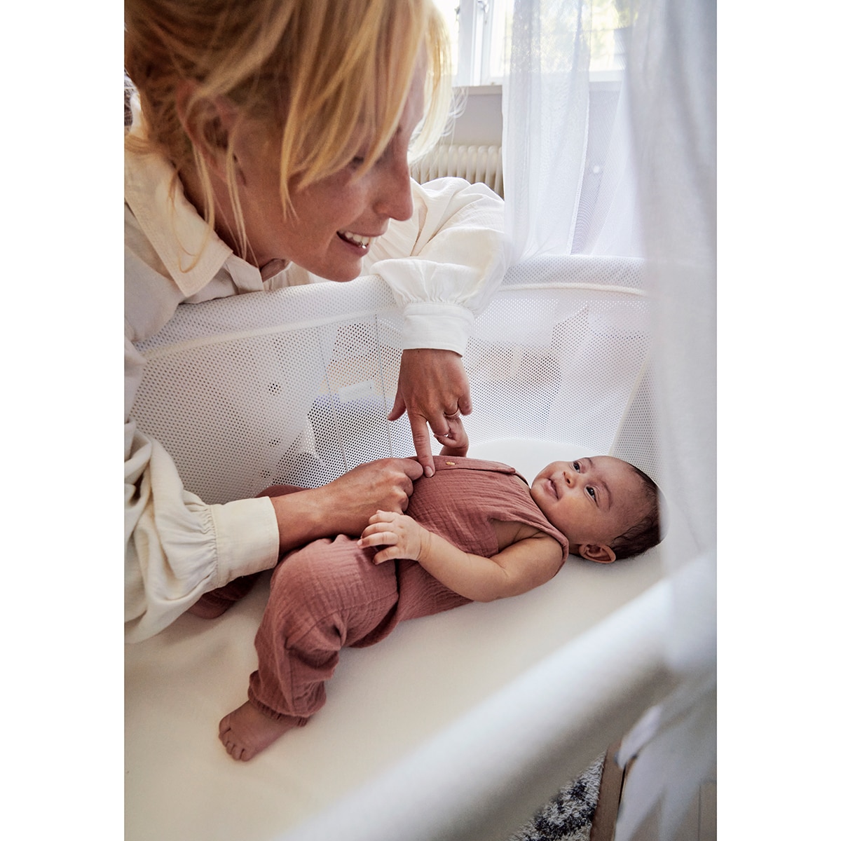 Dosel BabyBjörn para Minicuna Harmony - Blanco Blanco-6
