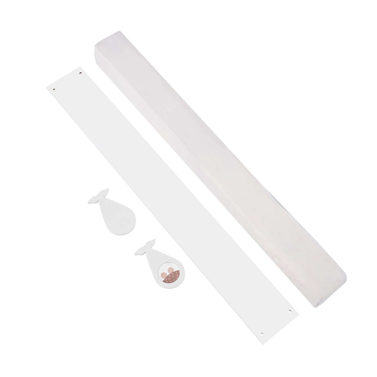 Kit para Gémeos para Berço - 120x60 cm Branco-6