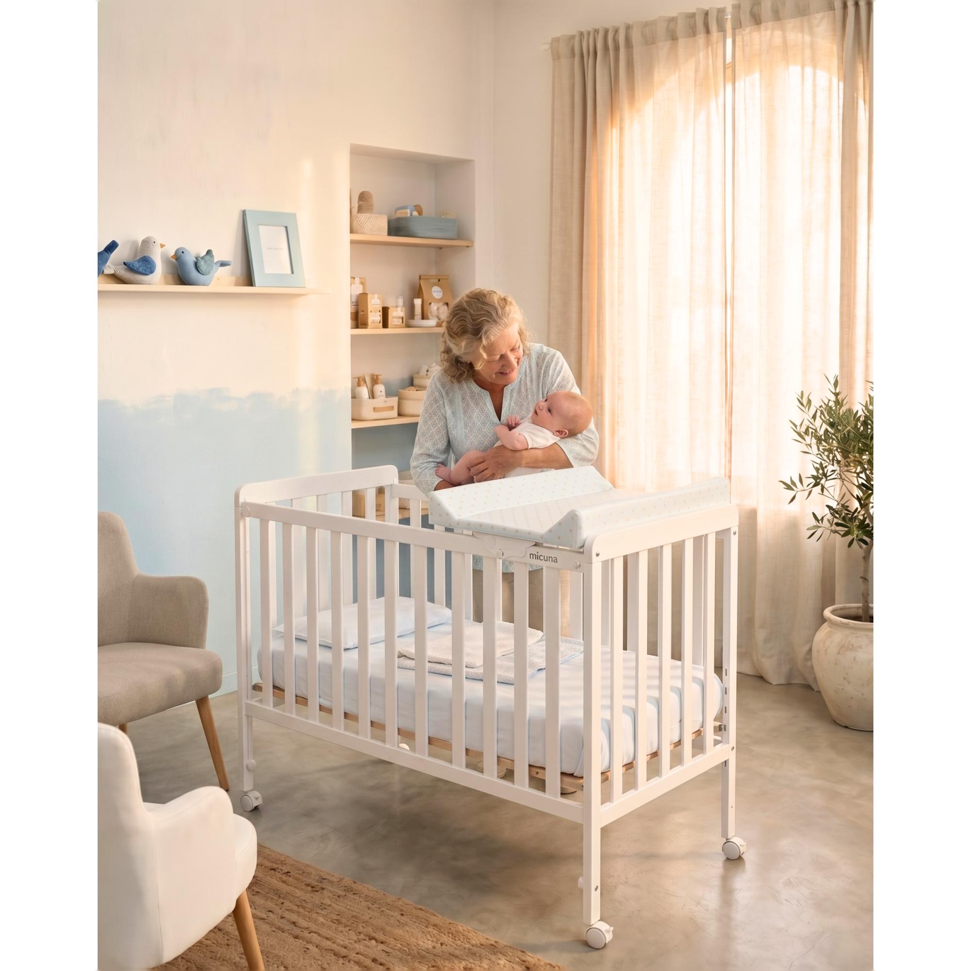 Imagen 2 de Cambiador de bebe para cuna (120 x 60 cm) Micuna - Blanco Arena Blanco Arena