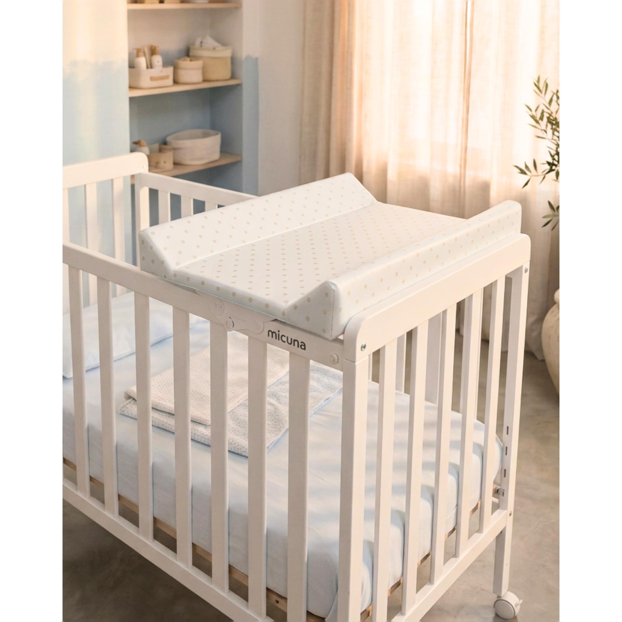 Imagen 3 de Cambiador de bebe para cuna (120 x 60 cm) Micuna - Blanco Arena Blanco Arena