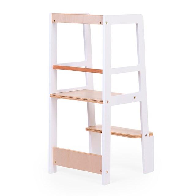 Torre de aprendizaje  CHILDHOME modelo CHLTNW Montessori blanco/natural