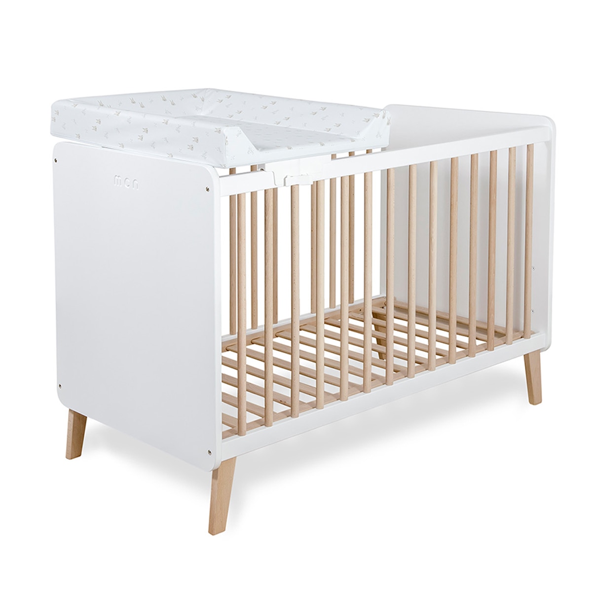 Muda-fraldas para Berço - 120x60 cm Branco-1