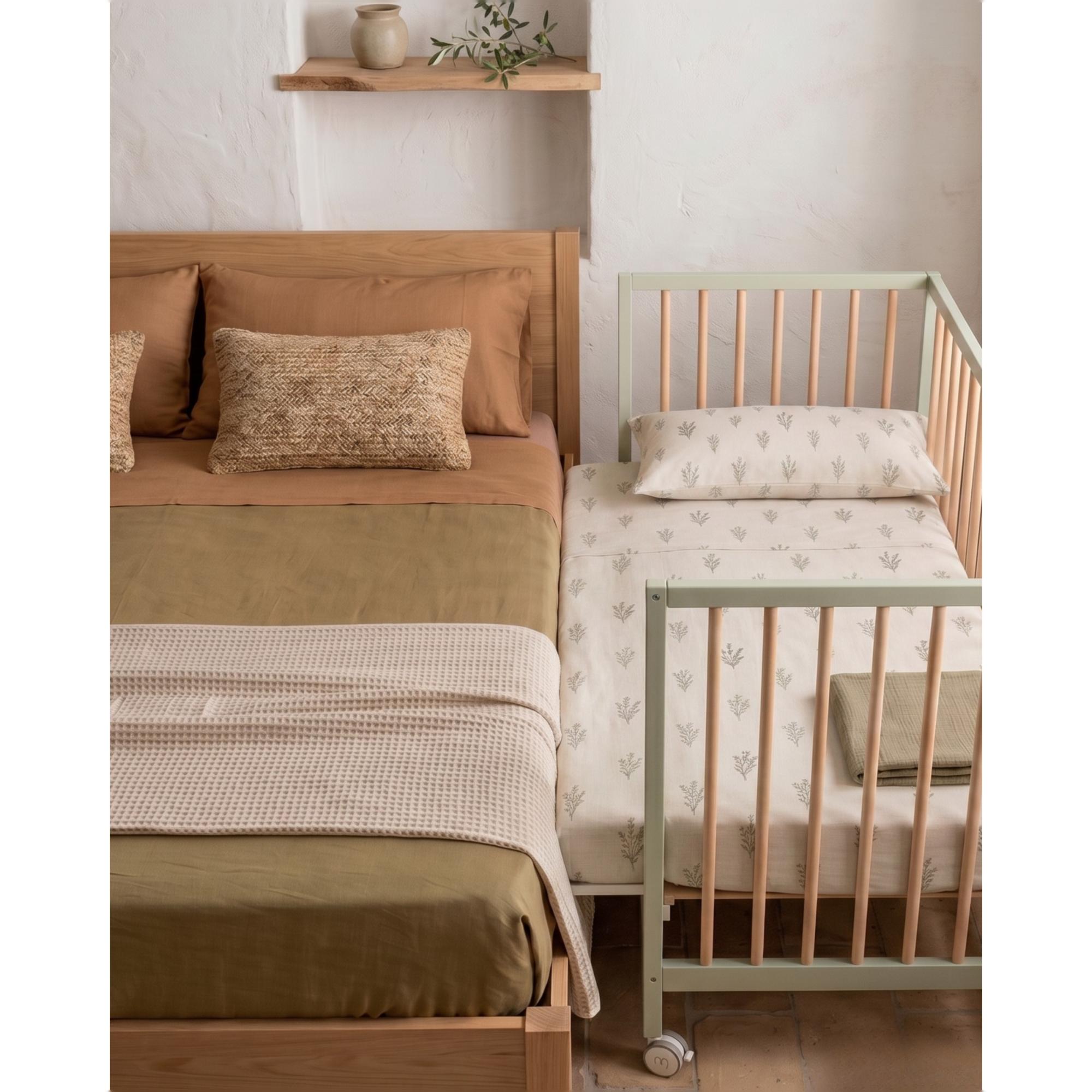 Kit Co-sleeping com Ponte para Berço - 120x60 cm Branco-5