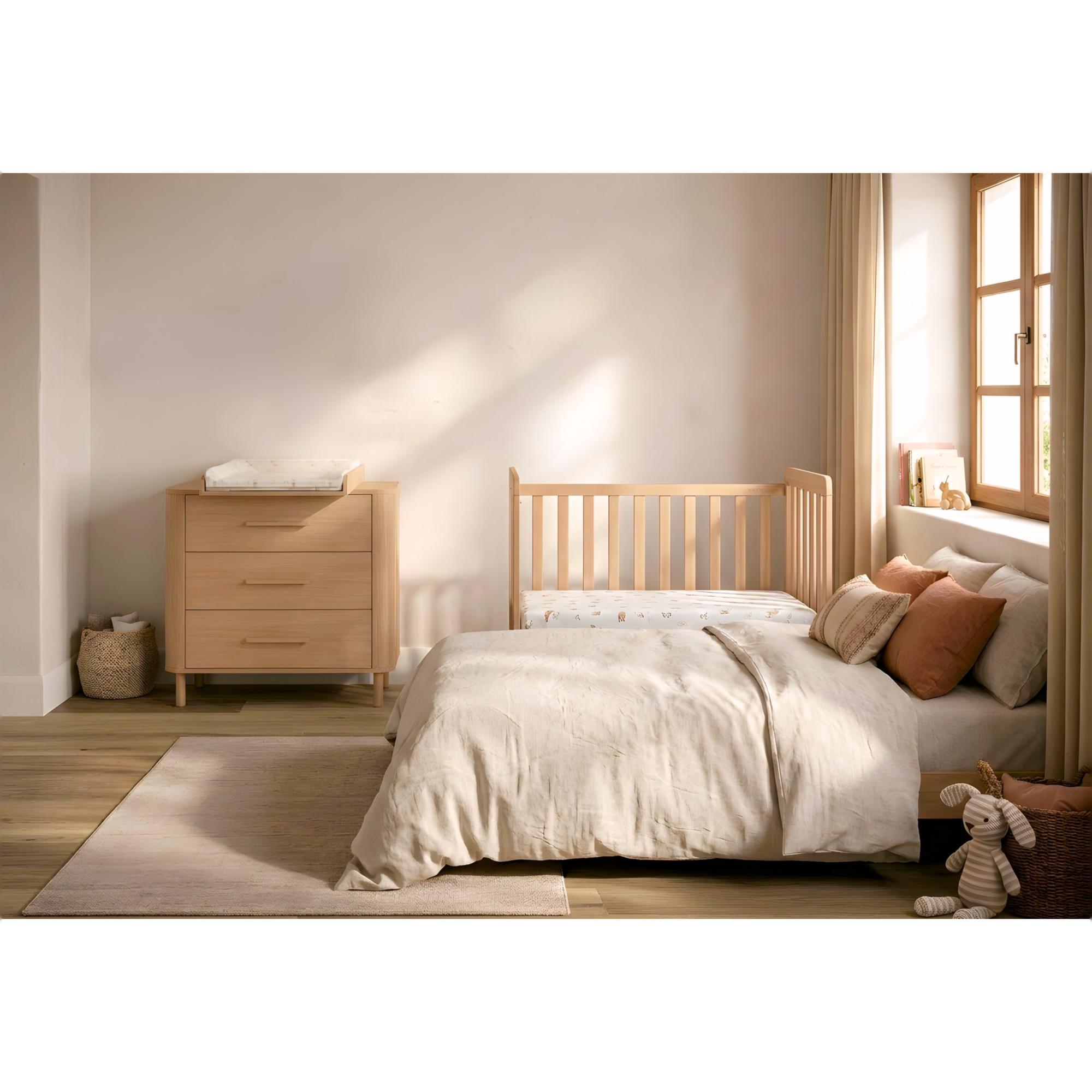Kit Co-sleeping com Ponte para Berço - 120x60 cm Branco-7