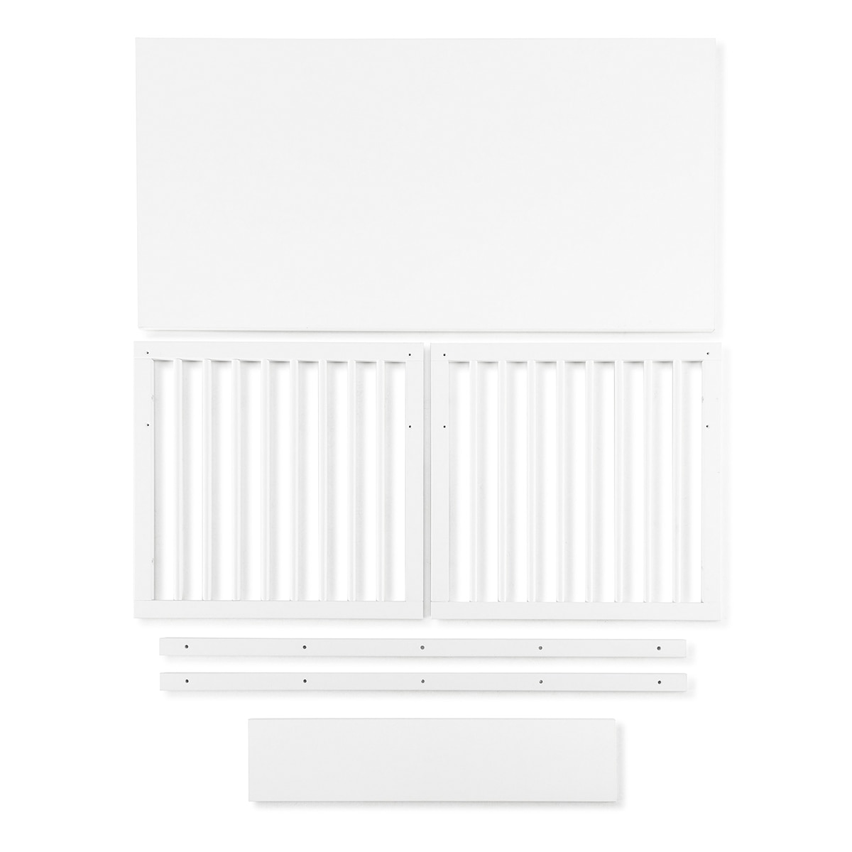 Kit de ampliación de minicuna a cuna evolutiva (140 x 70) Micuna Converbaby - Blanco Natural Blanco Natural-2