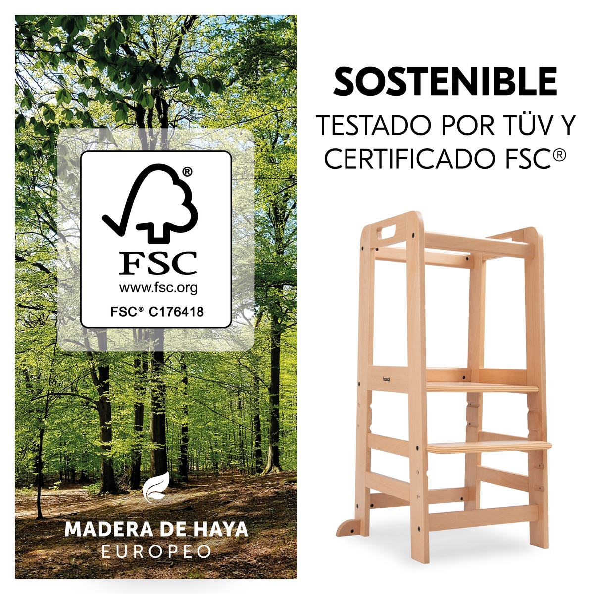 Torre de Aprendizagem Learn N Explore Natural Natural-4