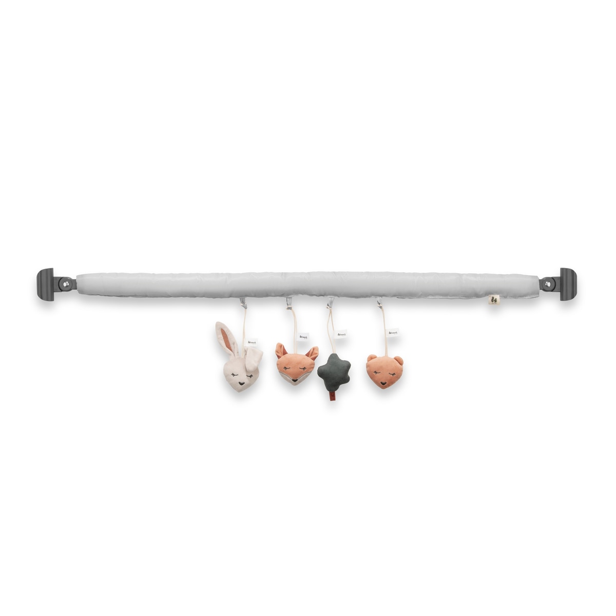 Arco de Brincadeira para Berço de Viagem Travel Bed Mobile Forest Cinzento-claro-18