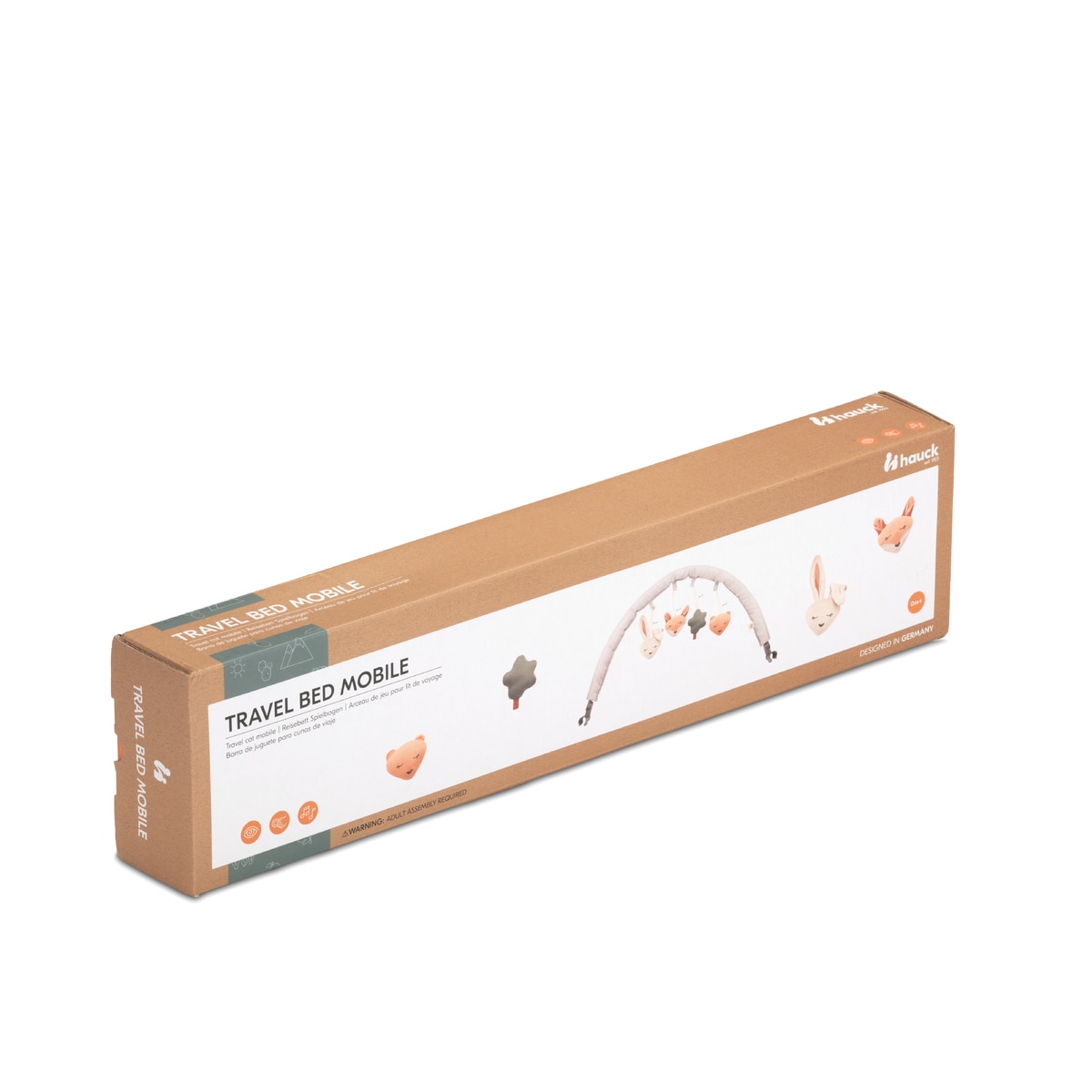 Arco de Brincadeira para Berço de Viagem Travel Bed Mobile Forest Cinzento-claro-22