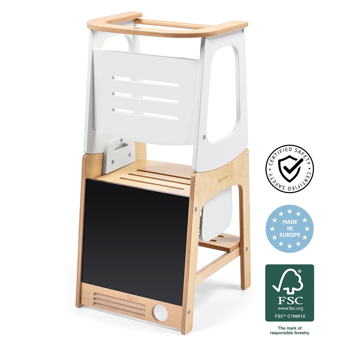Torre de aprendizaje 3 en 1 Maxi-Cosi Toucan, 18m-99años, 10-150Kg - Marrón claro Marrón claro-8