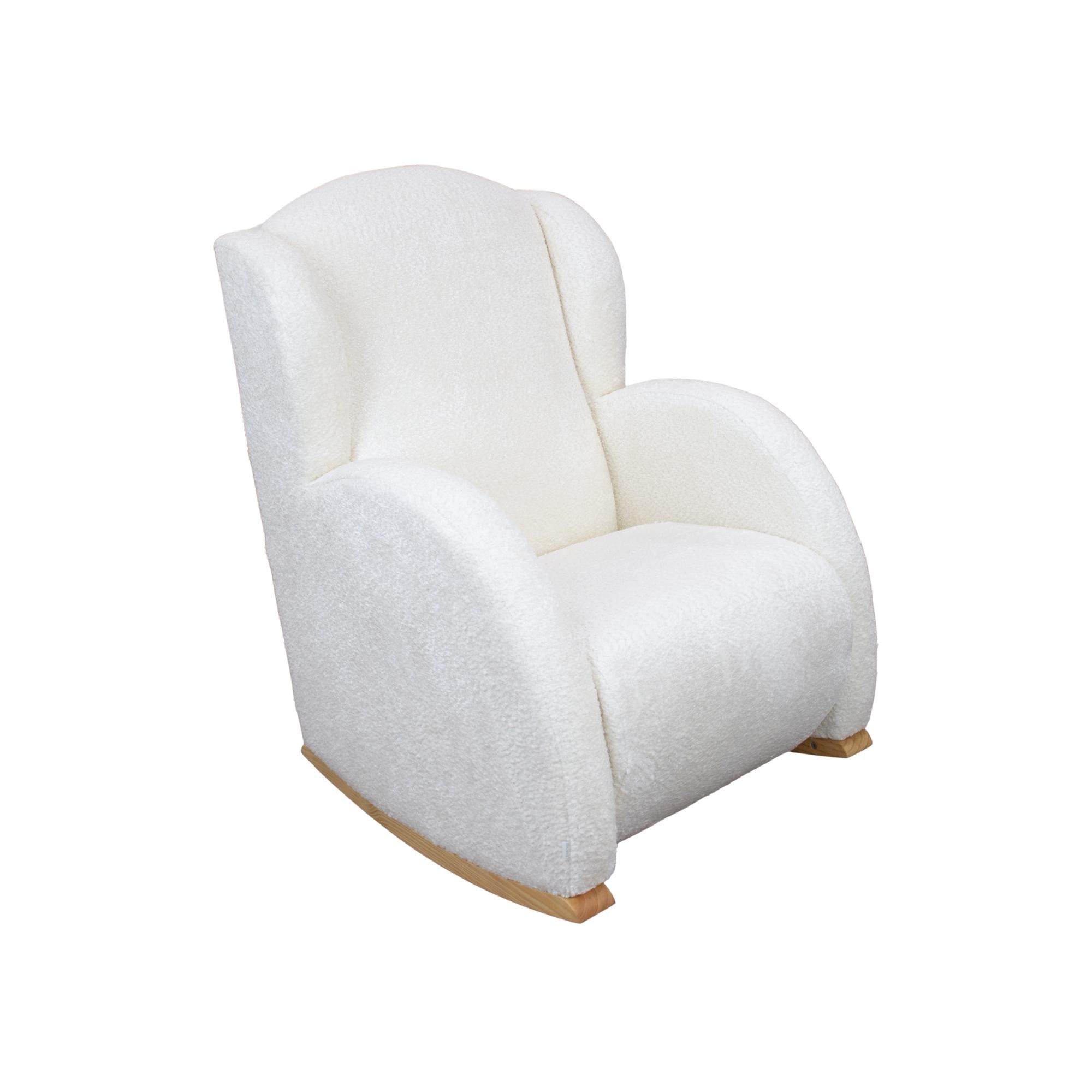 Imagen 1 de Butaca Mecedora de lactancia reclinable Micuna Flor Relax - Blanco Blanco