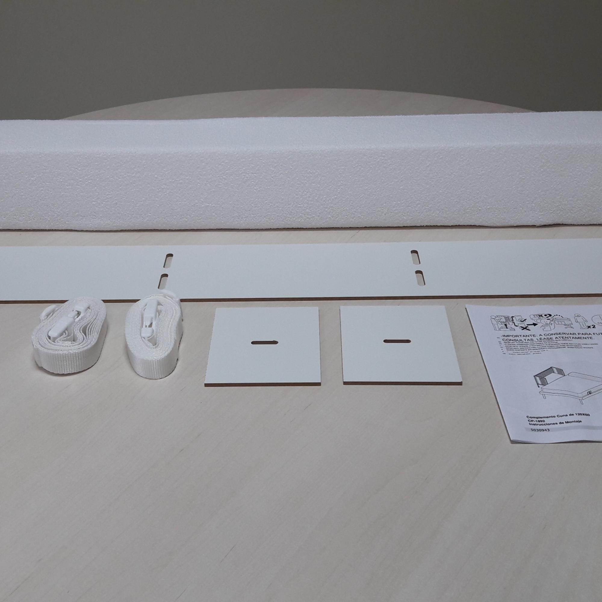 Kit de Co-sleeping para Berço (120 × 60 cm) Ikid Branco-3