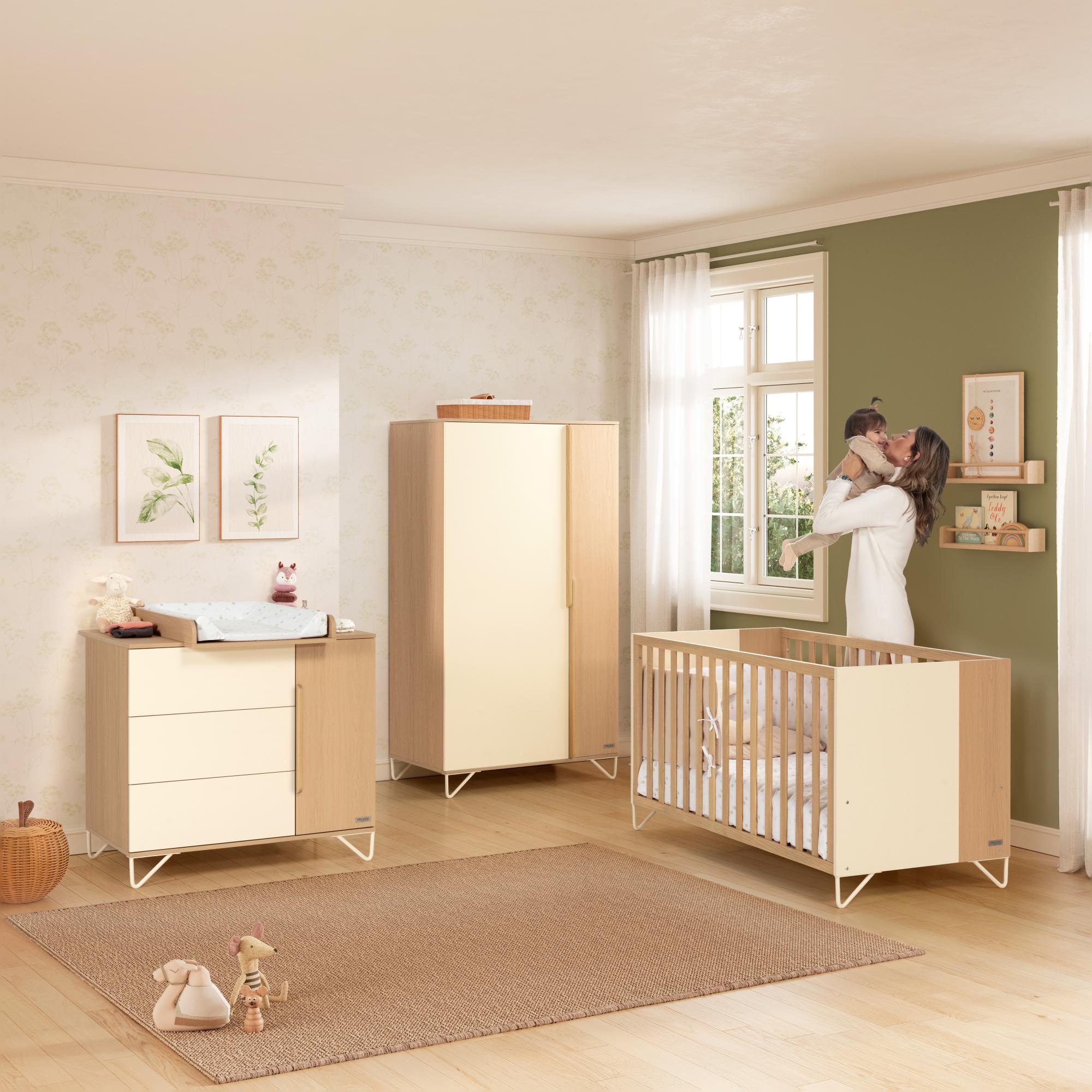 Armário infantil (2 portas) Micuna Amaia Natural-2