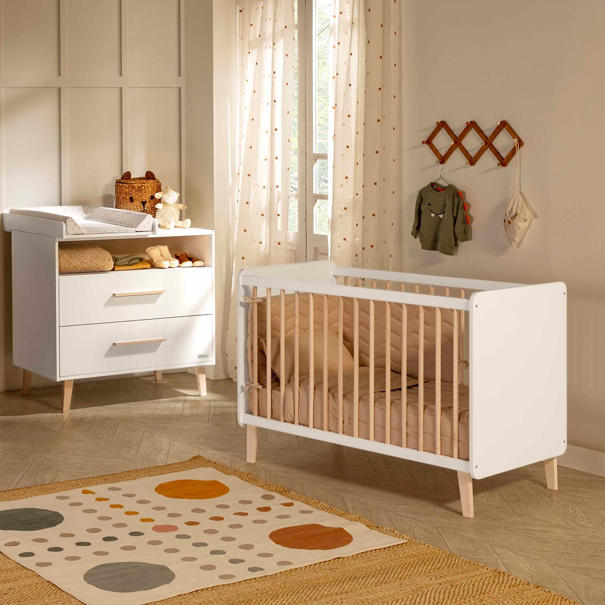 Cómoda Infantil (2 Gavetas/ 1 Prateleira) Trevi Branco-3