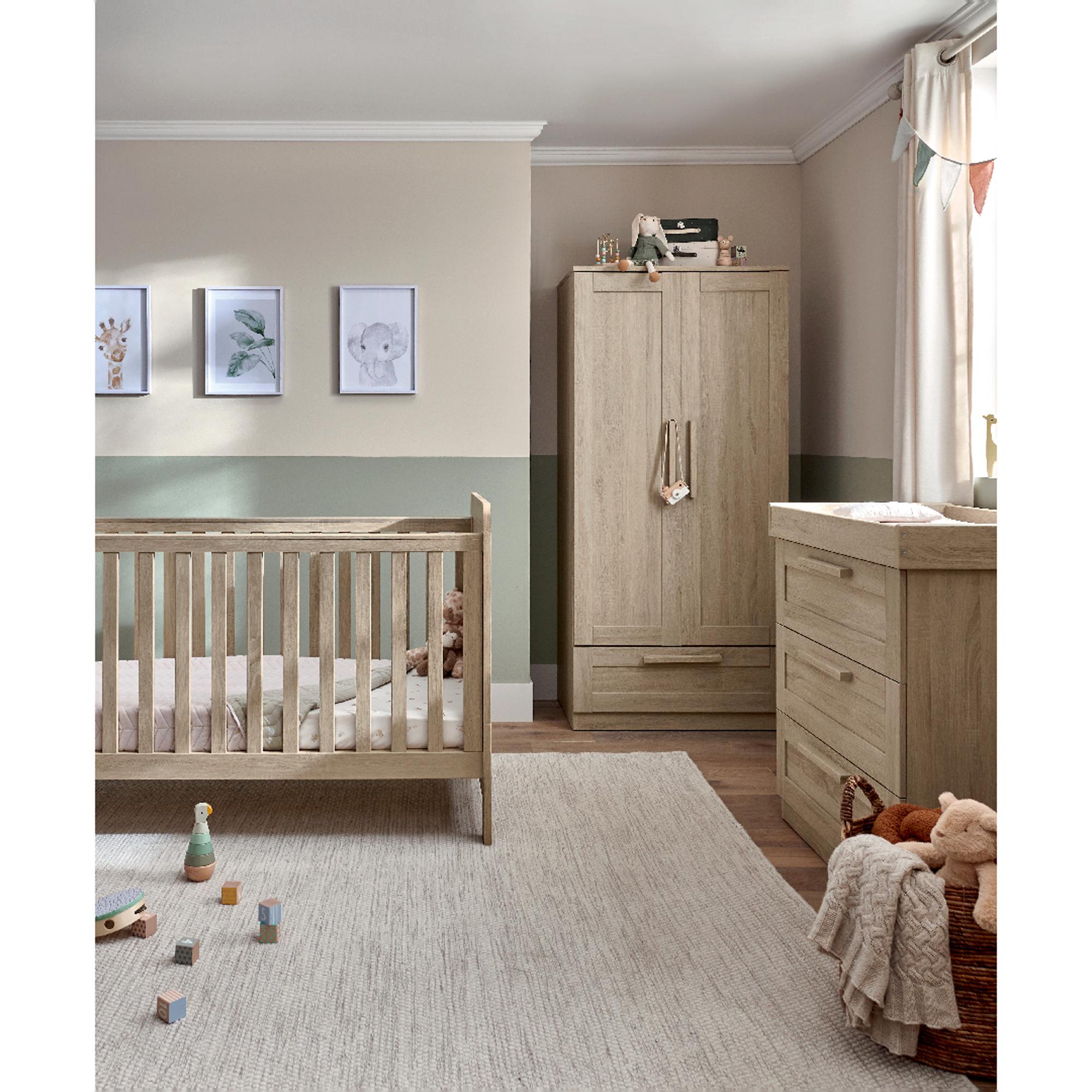 Cómoda/cambiador Atlas Roble Claro- Mamas and Papas - Natural Natural-6