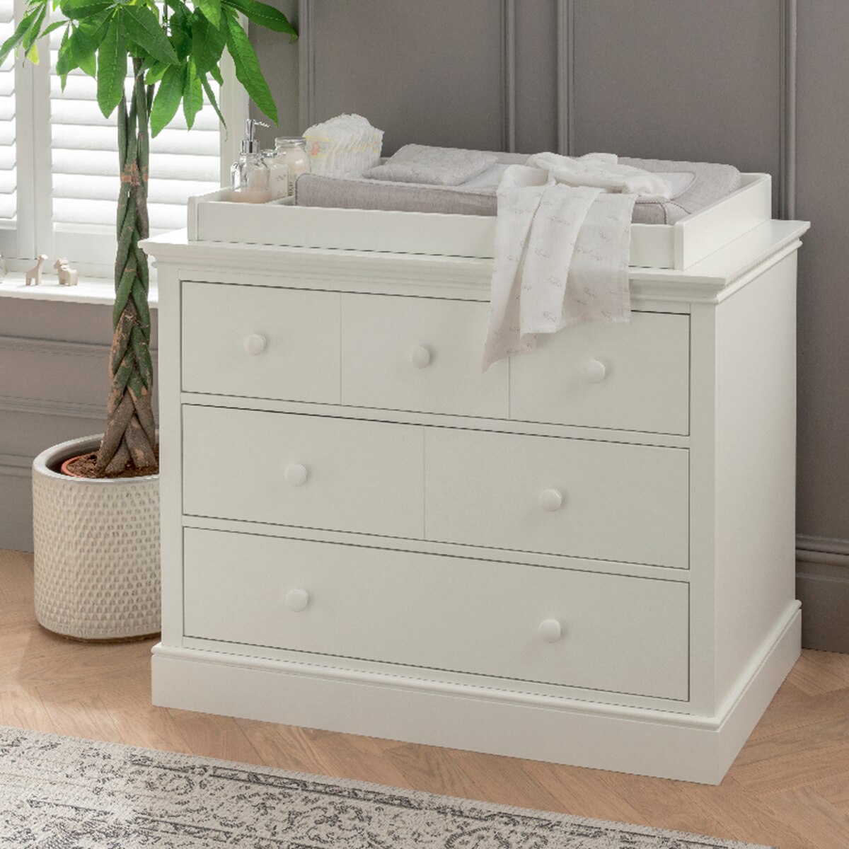Cómoda/cambiador Oxford - Mamas and Papas - Blanco Blanco-4