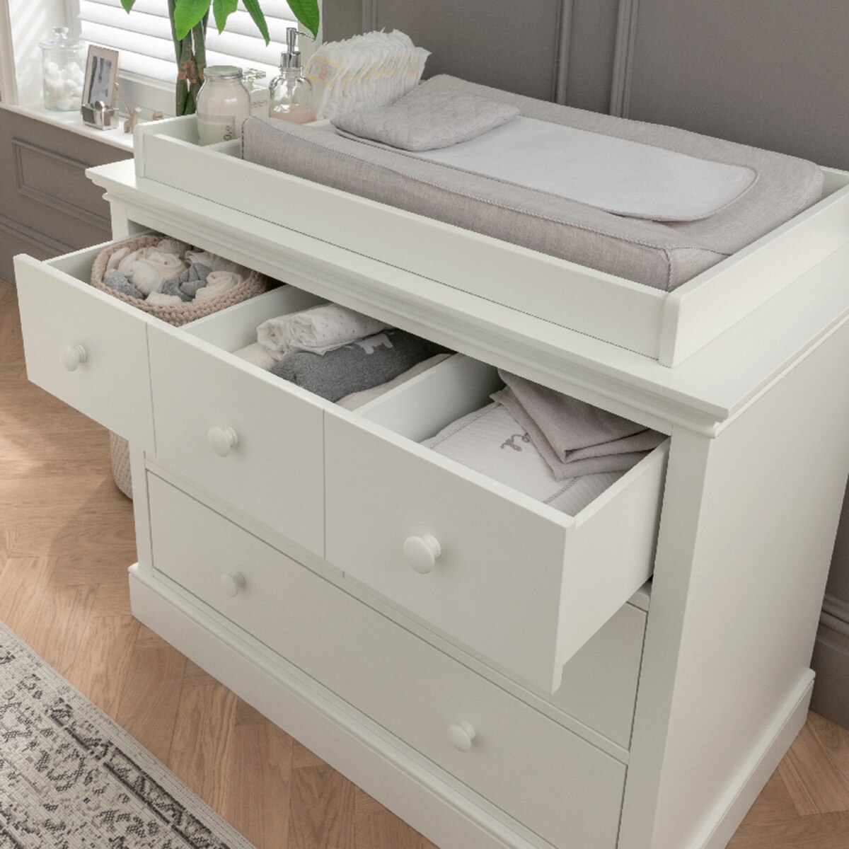Cómoda/cambiador Oxford - Mamas and Papas - Blanco Blanco-5
