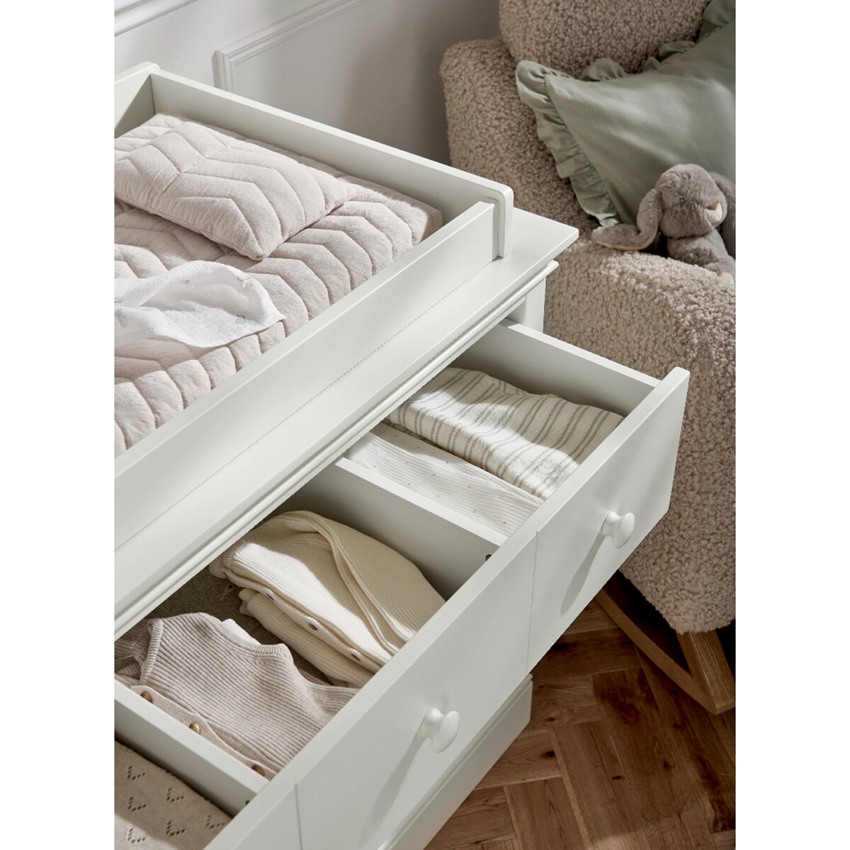 Cómoda/cambiador Oxford - Mamas and Papas - Blanco Blanco-9