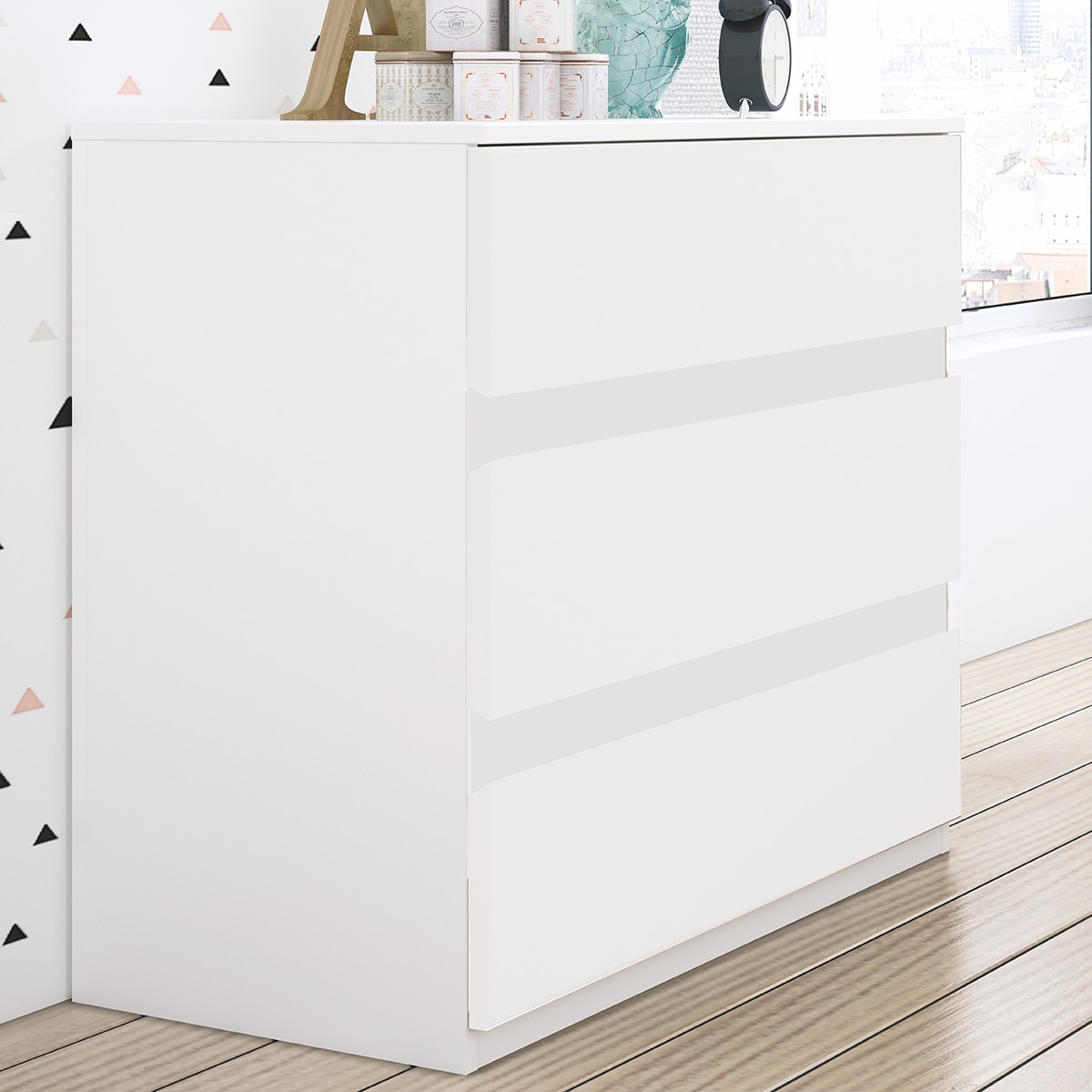 Cómoda Maxi Nona - Branco Mate Branco-2