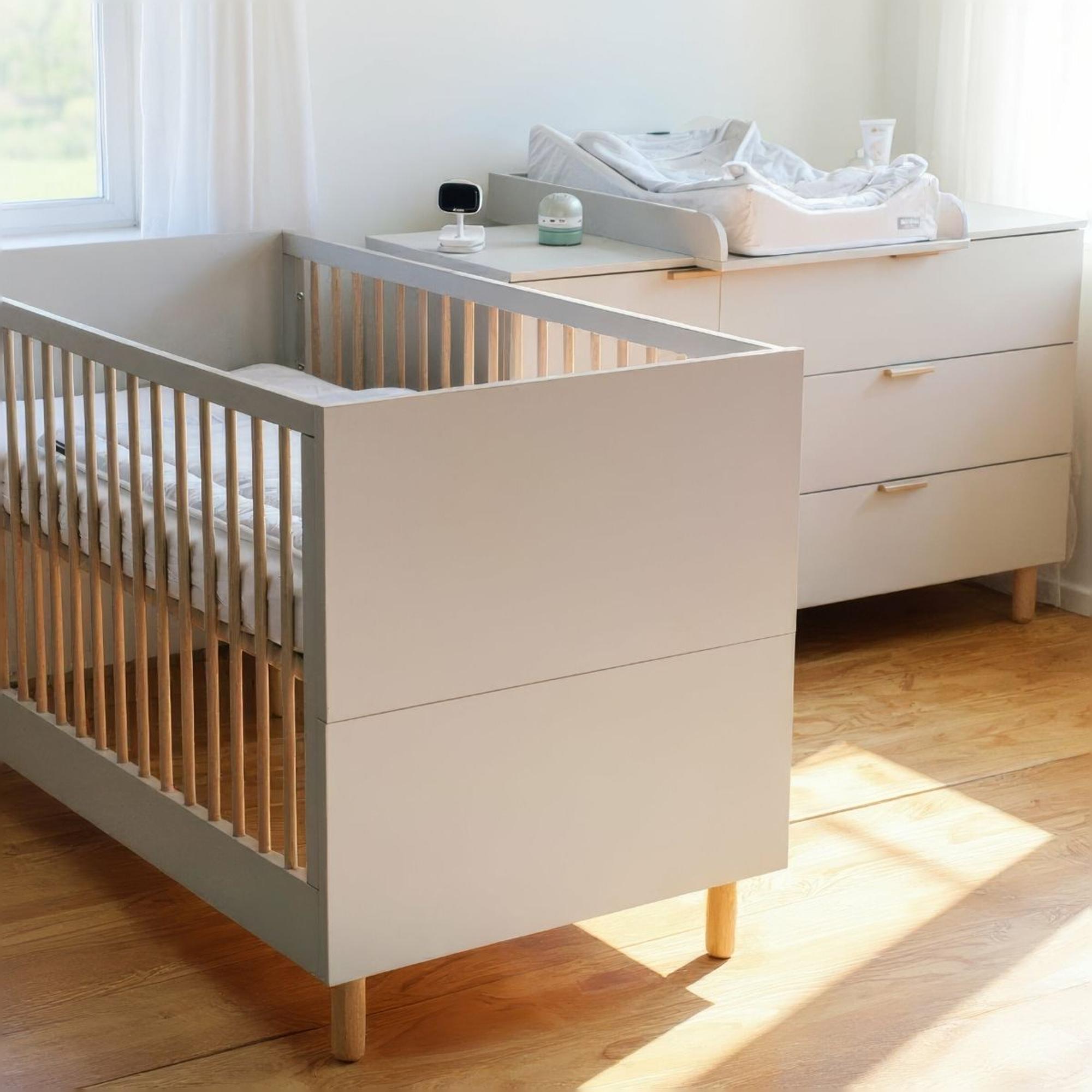 Cómoda e muda-fraldas Childhome Cosy Clay Branco-3