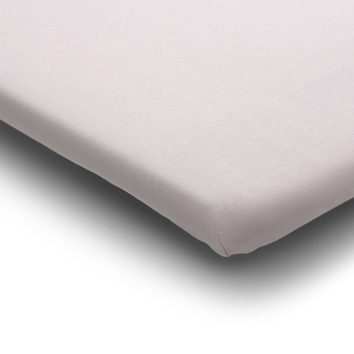 Lençol de Baixo para Berço de Viagem Stardust de Algodão Branco Mineral-4