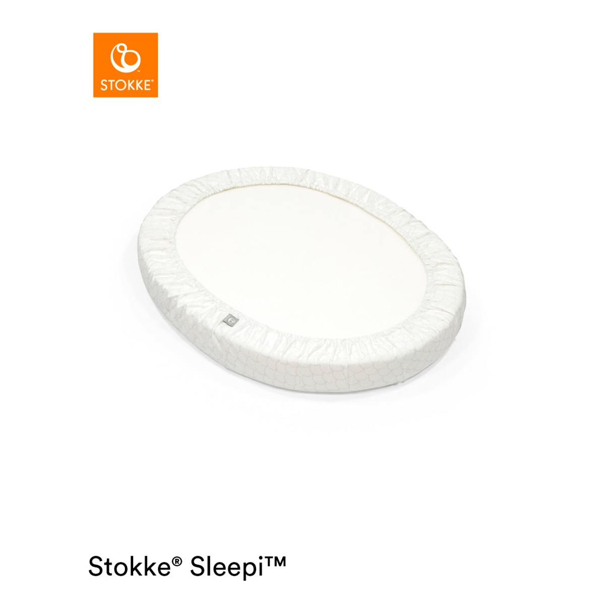 Lençol de Baixo para Mini Berço Sleepi Cinzento-claro-2