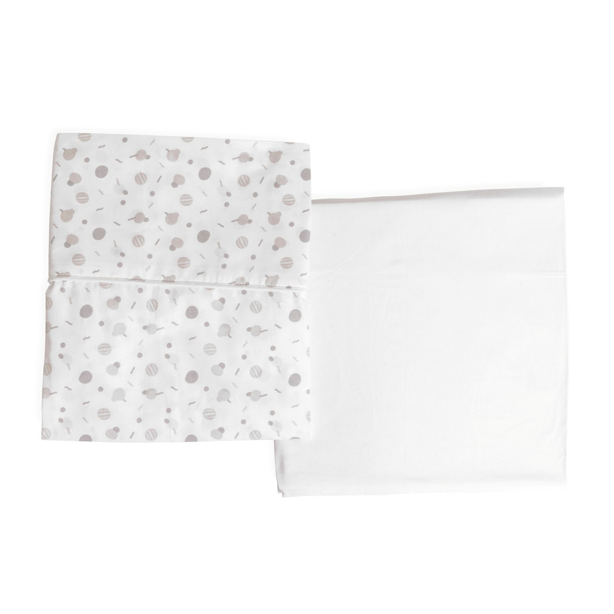 Chicco - Conjunto sábanas Chicco Next2Me Colección Algodón (50X83 cm).