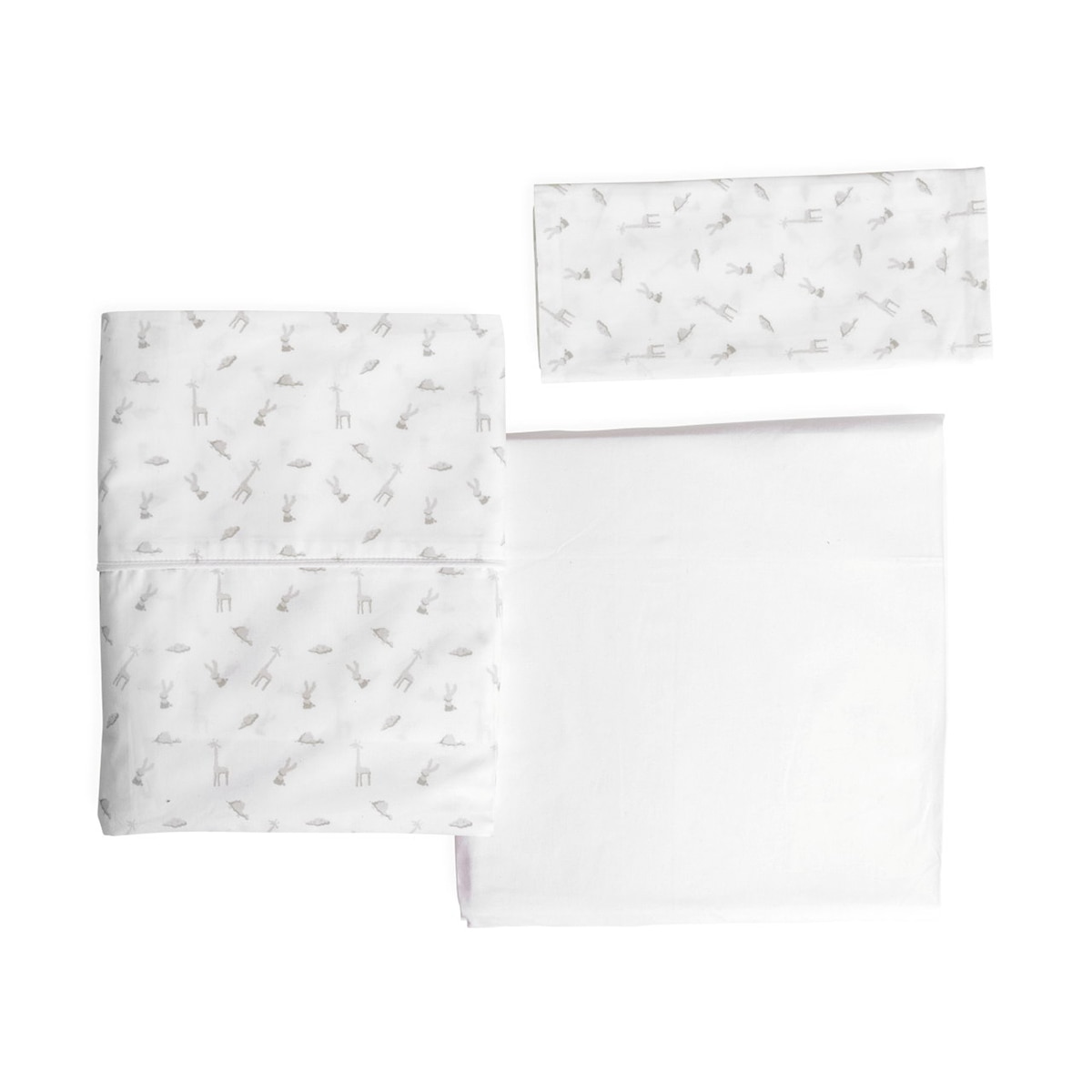 Chicco - Conjunto sábanas y funda de almohada Chicco Next2Me Forever Colección Algodón (58X110 cm).