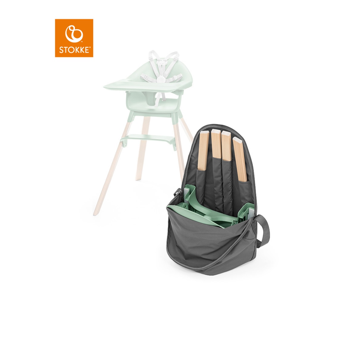 Mala de viagem para cadeira cinzenta nórdica Cinzento-2