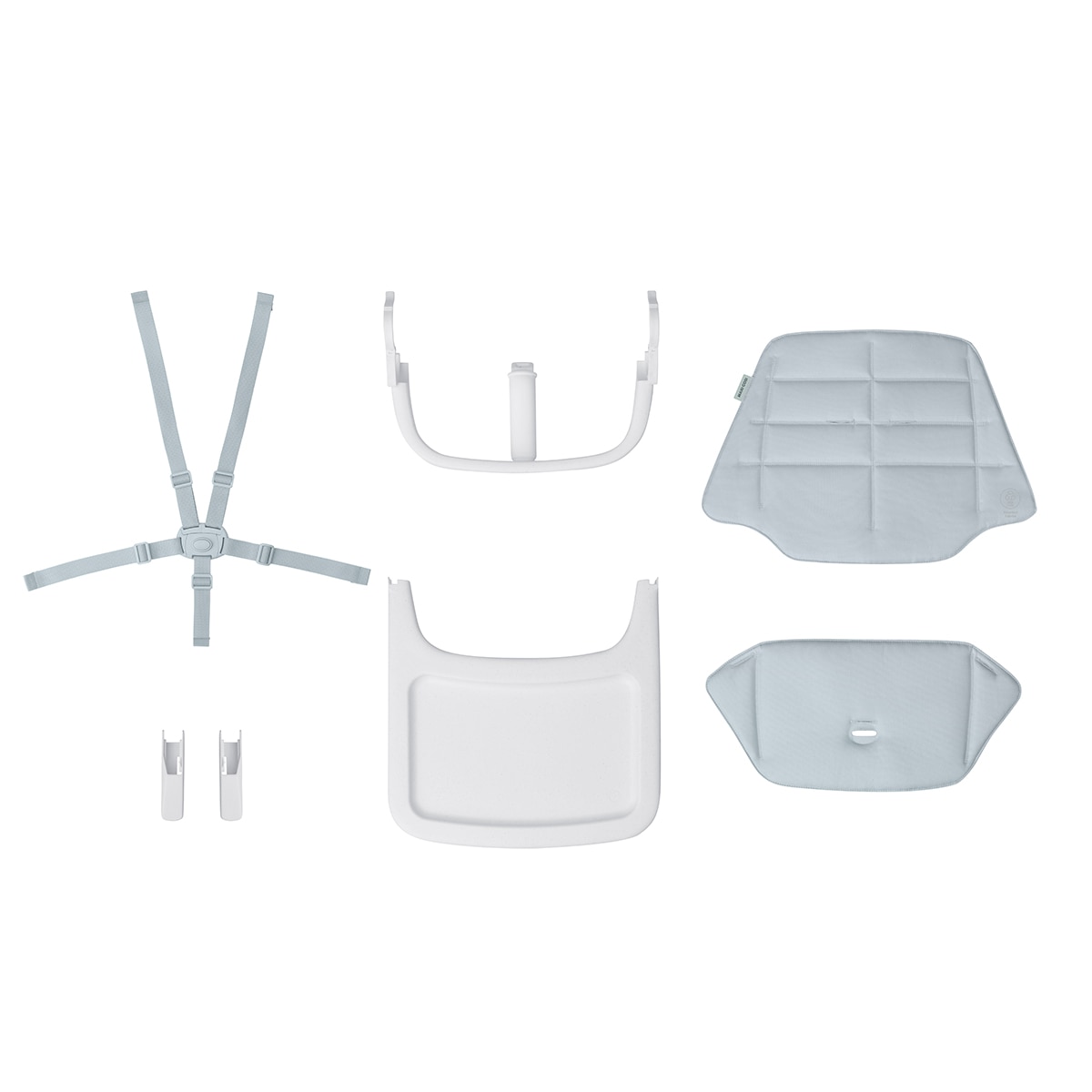 Kit Cadeira de Refeição Nesta 6m+ Bey Sky Grey - Cinzento Cinzento-1