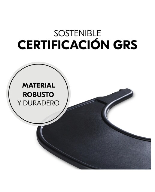 Tabuleiro de Cadeira de Refeição Alpha Click Tray Preto-3