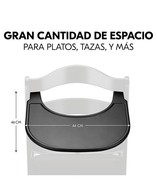Tabuleiro de Cadeira de Refeição Alpha Click Tray Preto-7