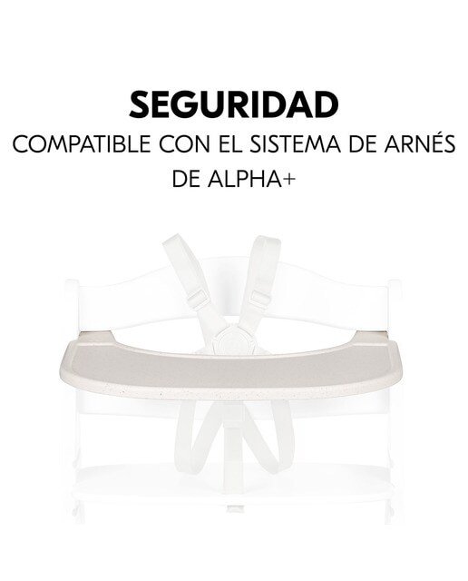Bandeja Trona Hauck Alpha Click Tray - Blanco Beige-6