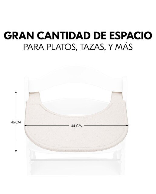 Bandeja Trona Hauck Alpha Click Tray - Blanco Beige-7