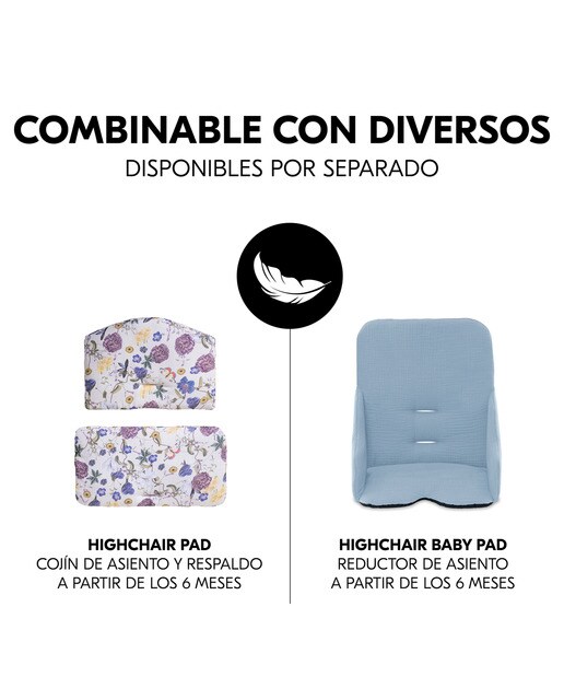 Bandeja Trona Hauck Alpha Click Tray - Blanco Beige-11