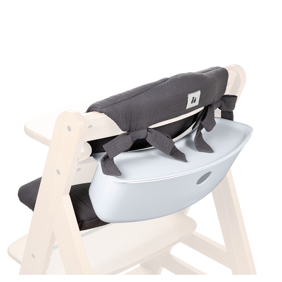 Caixa de Armazenamento de Cadeira de Refeição Alpha Box Set Branco-17